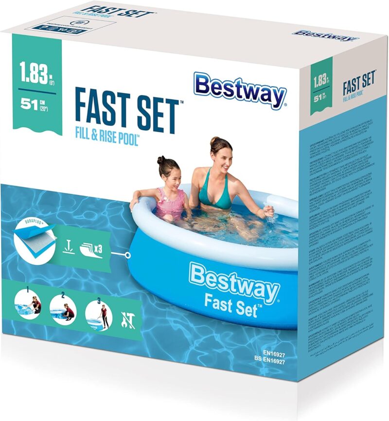 Bestway 57392 Piscine hors sol Fast Set™ – Image 6