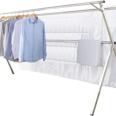 GISSAR Séchoir à linge pliable en acier