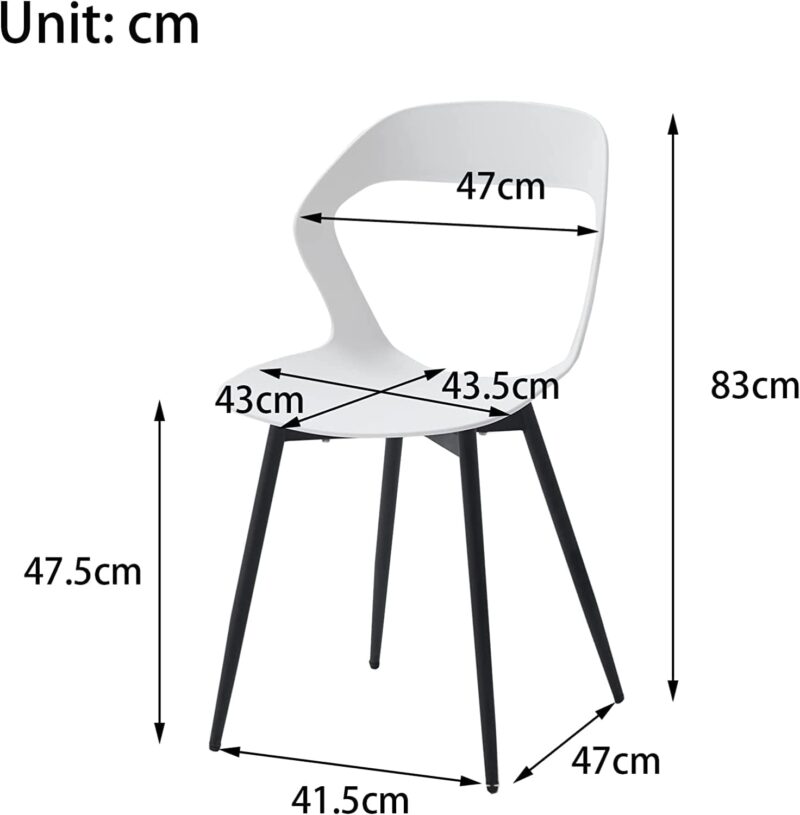 BenyLed Lot de 4 Chaises à Manger – Image 6