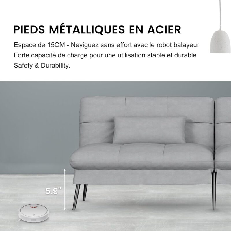 Canapé-lit avec Fonction de Couchage – Image 2