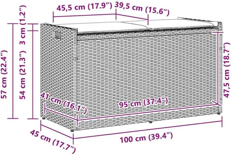 Banc de Rangement extérieur – Image 9