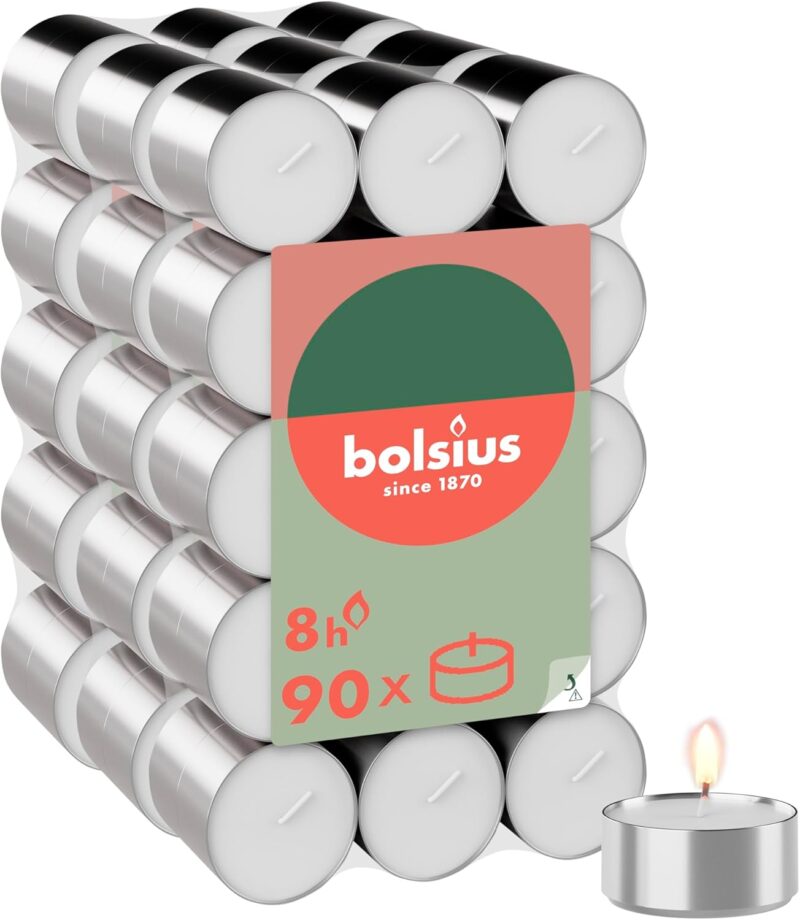 Lot de 90 bougies chauffe-plat