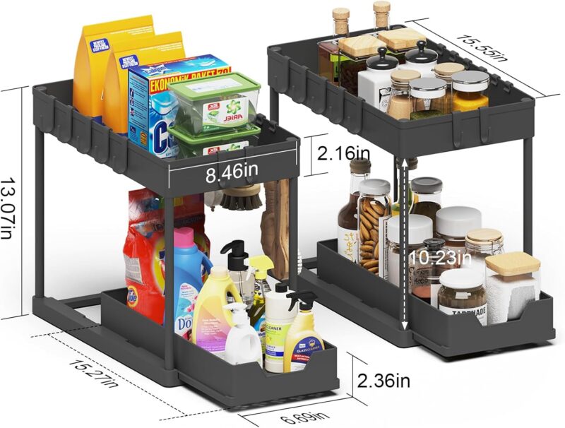 Lot de 2 Rangement sous Évier – Image 6
