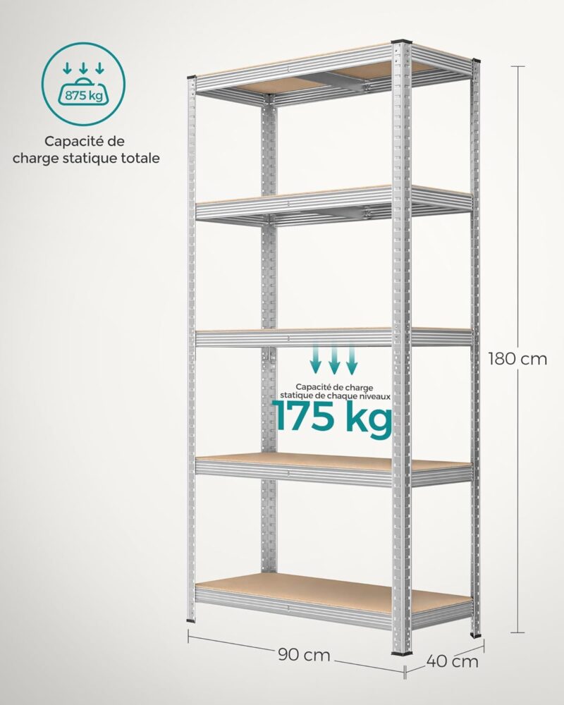 Lot de 2, Étagère de Rangement – Image 5