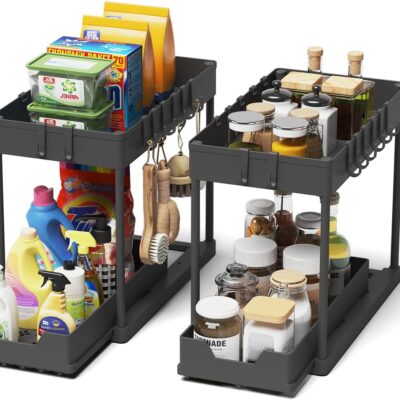Lot de 2 Rangement sous Évier
