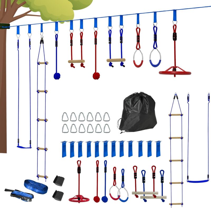 Parcours d'obstacles Ninja pour Enfants