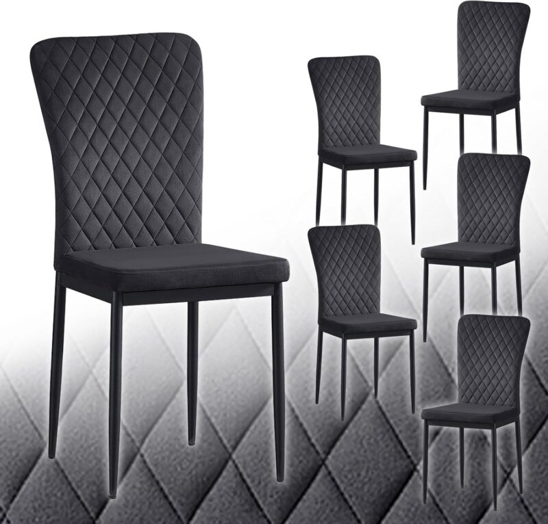 JaHECOME Lot de 6 Chaises