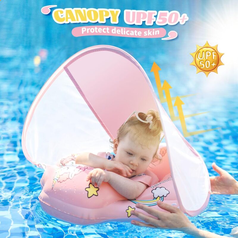 Bouee Bebe avec Pare Soleil – Image 3