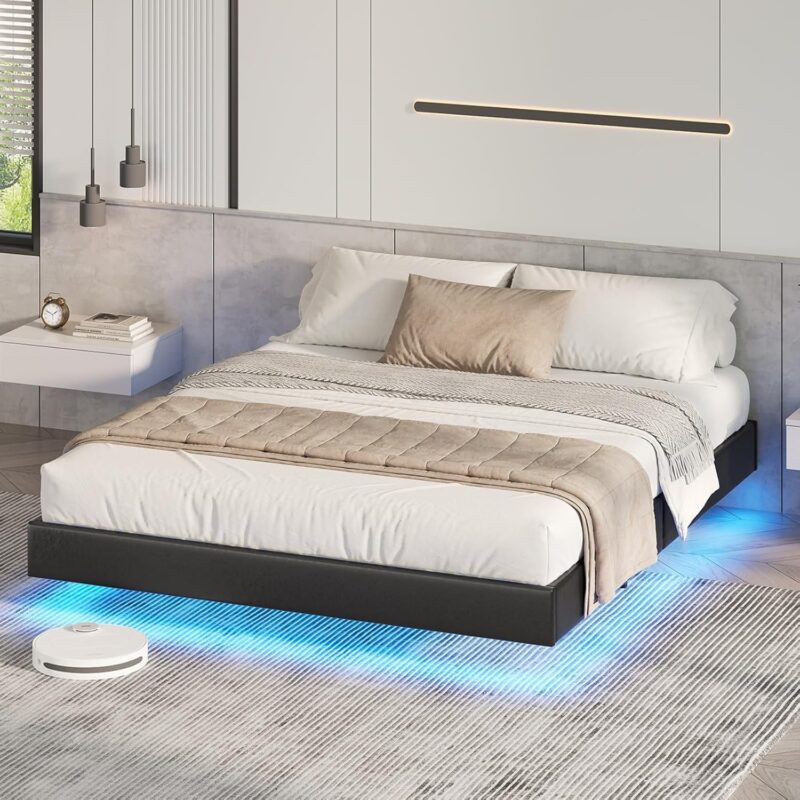 DICTAC Lit 160x200 cm avec Led