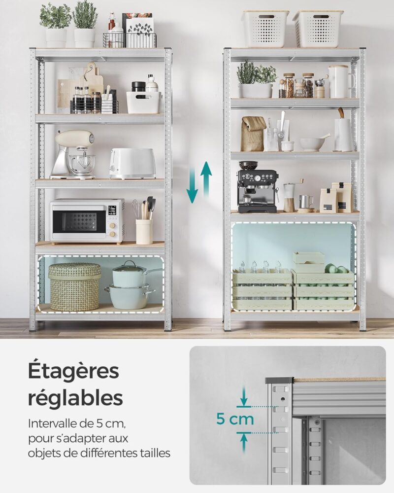 Lot de 2, Étagère de Rangement – Image 6