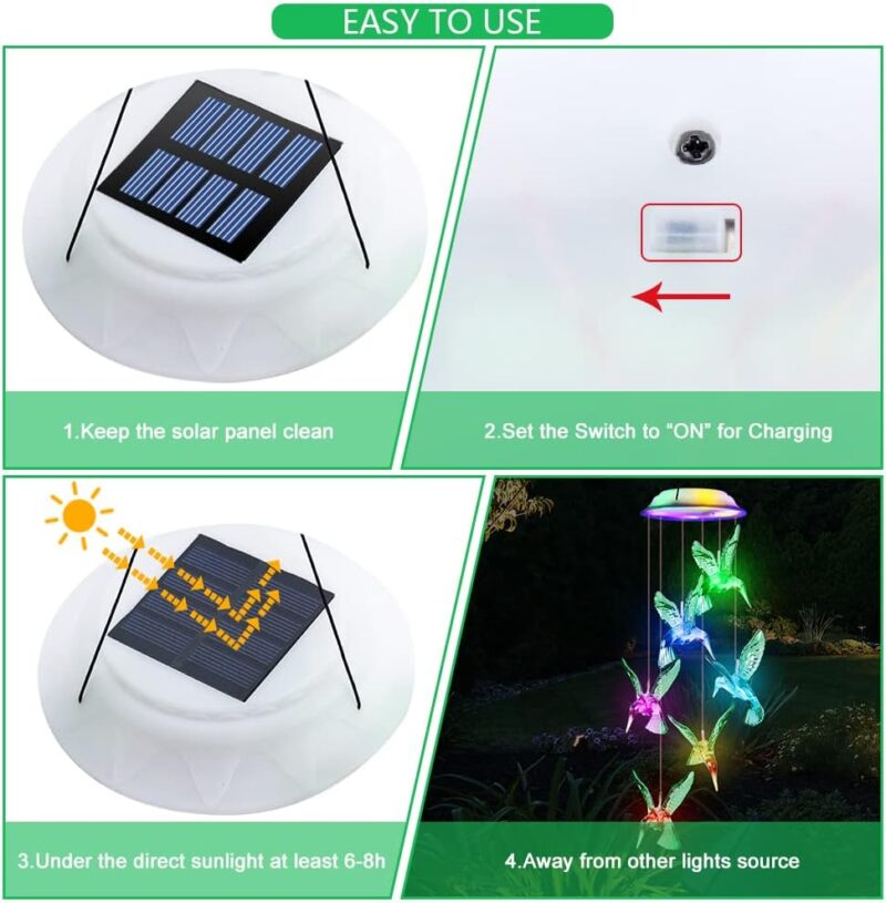 Carillons Éoliens Solaire – Image 2