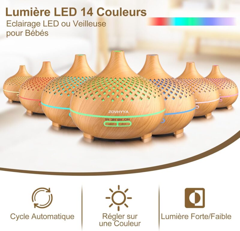 Diffuseur Huiles Essentielles 500ML – Image 5