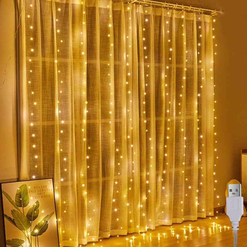 Rideau lumineux 2 x 2 m