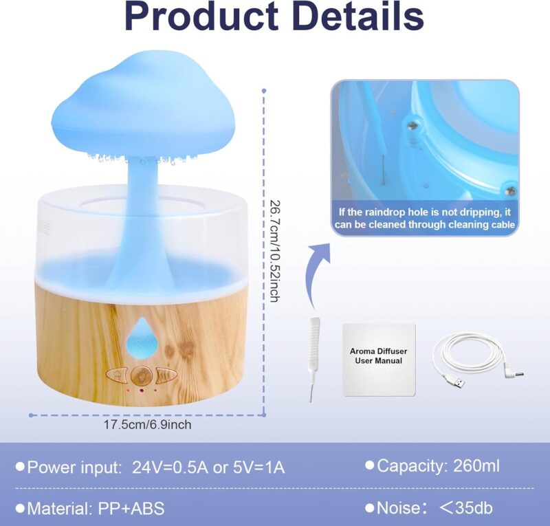 Champignon Pluie Humidificateur d'air – Image 3