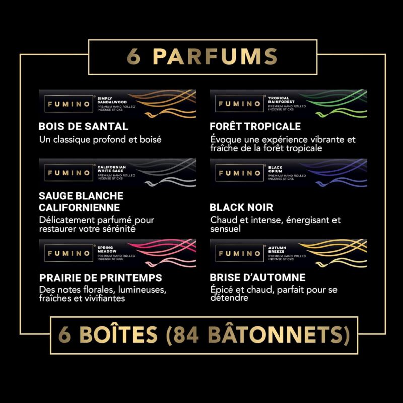 Lot 6 Boîtes 84 Bâtonnets d’Encens – Image 3