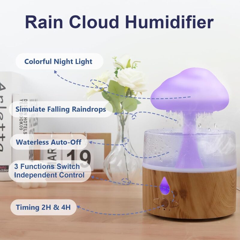 Champignon Pluie Humidificateur d'air – Image 5