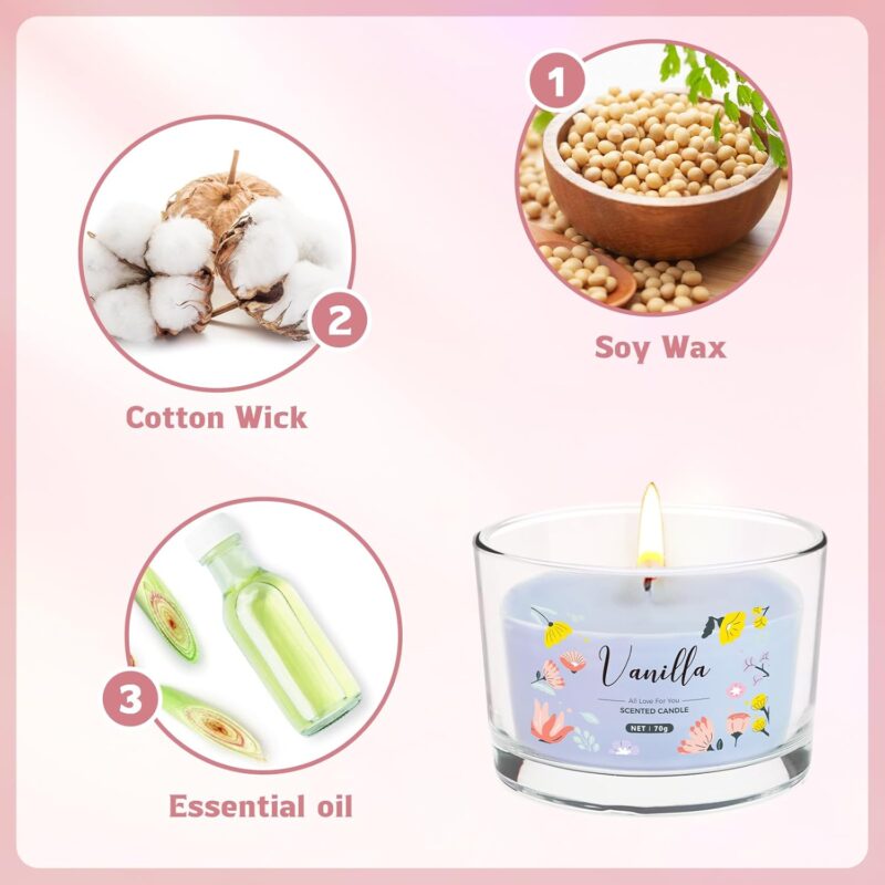 Coffret Cadeau Bougies Parfumées – Image 3