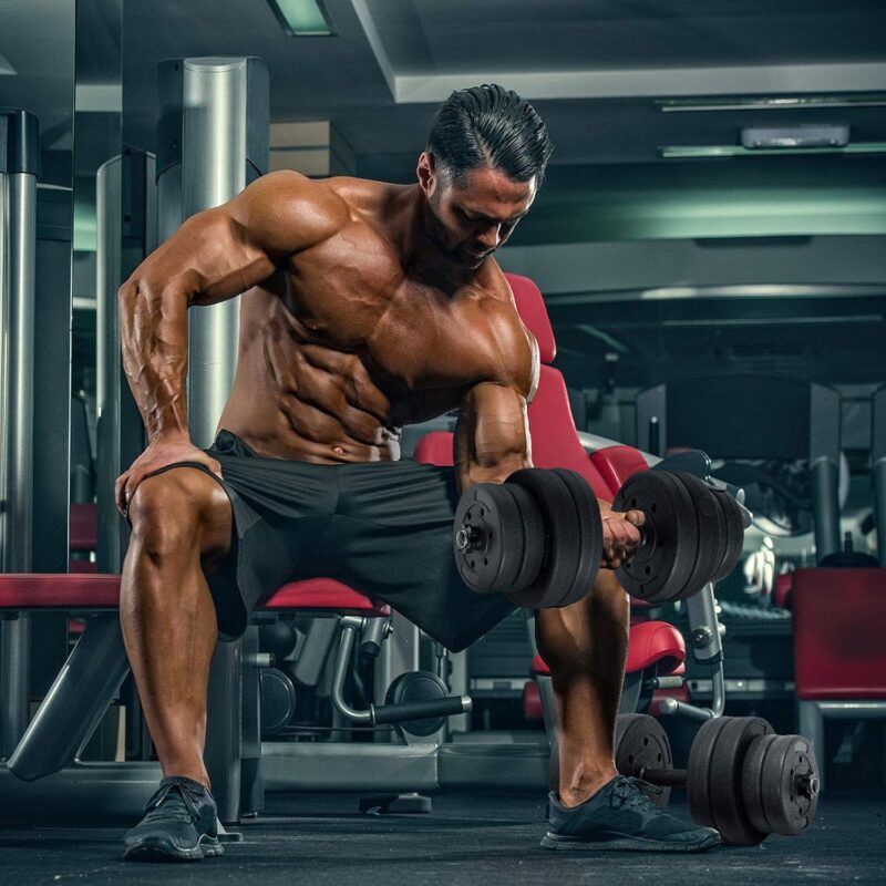 GYMAX Haltère Musculation – Image 5