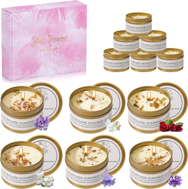 Bougie Parfumées 6 parfums